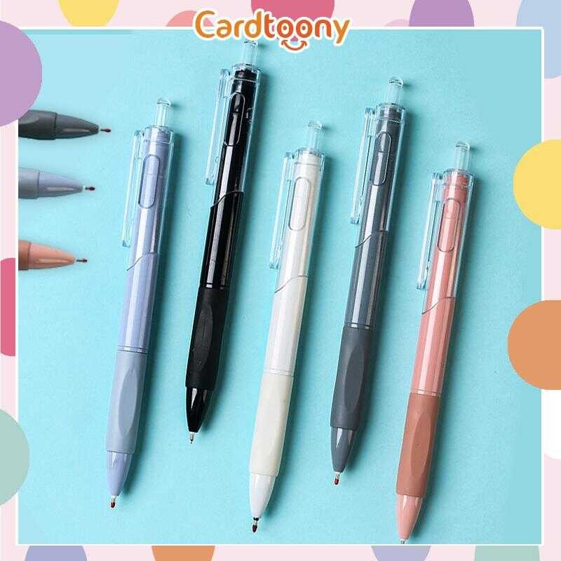 

Pen Pulpen Gel Retractable 4 Warna 0.5mm Ink Water Base Polos