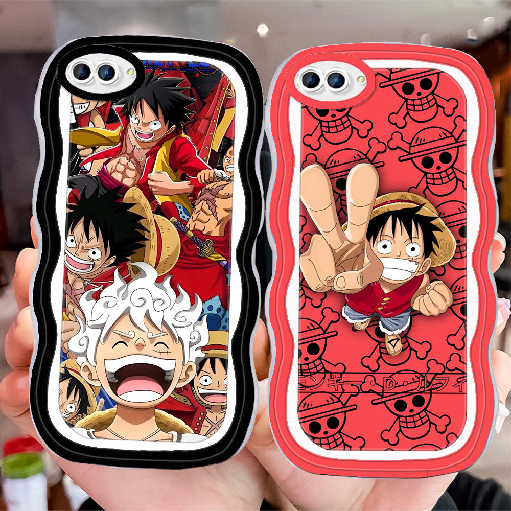 D-101 Monkey D Luffy Transparan Casing untuk OPPO A3S A37 A83 F1S Realme C2 C2S A39 F3 A71 A5 Plus C