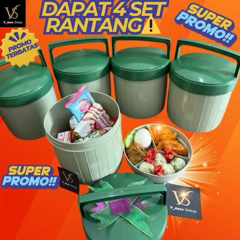 

(PAKET ISI 4SET) HATAN BPA FREE ULANG TAHUN BEKAL NONGSIM SAMYA RANTANG 3 SEKAT / NONGSHIM
