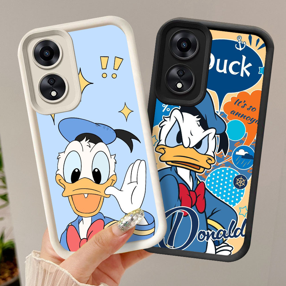 ST12 Donald duck Casing untuk OPPO A60 A78 A38 A18 A17 A98 A58 5G Kasus Ponsel