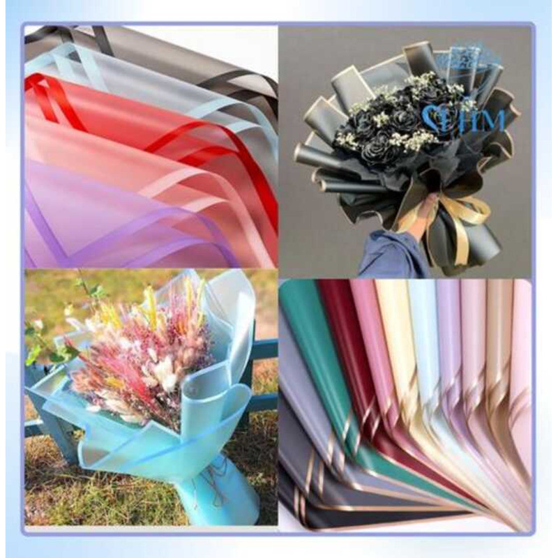 

Ecer KB05 KB09 KB10 KB27 FLOWER WRAPPING LINE COLOR WATERPROOF KERTAS BUKET PEMBUNGKUS BUNGA Cellophane Gold