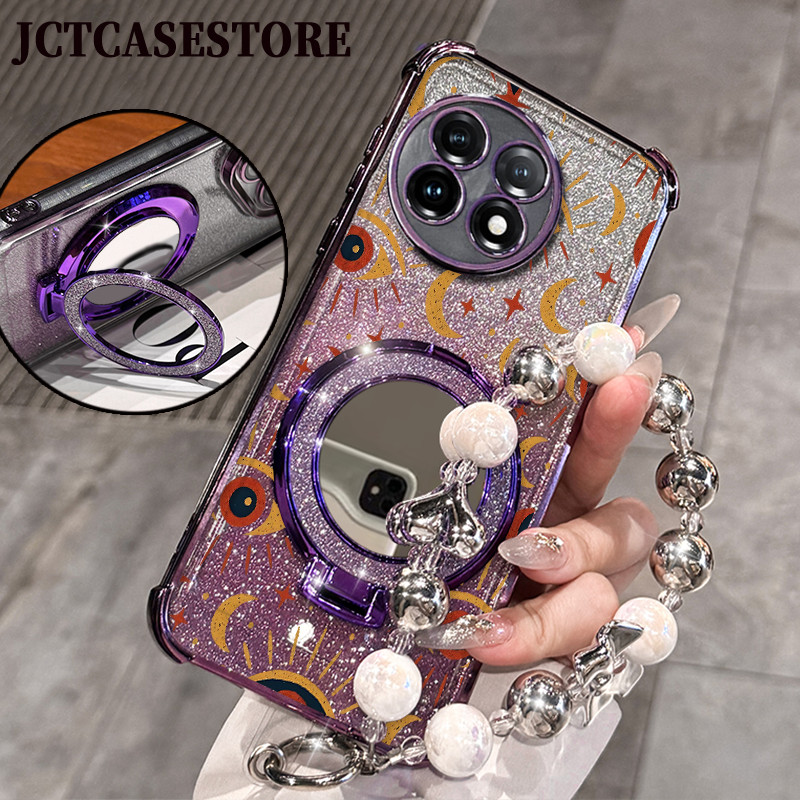 Glitter Card Case HP Samsung A51 A52 A52S A03S A04 Cermin Dengan Stand Samsung Case Silikon Casing A