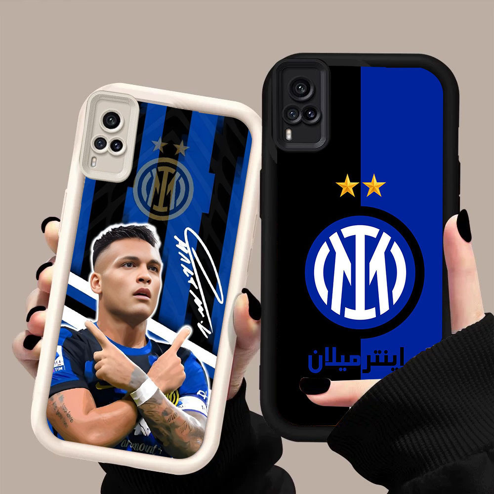 BM-10 Inter Milan Casing HP Untuk VIVO Y51 Y53s Y33 Y73 V21E V21 Y51S Y31 Y51A