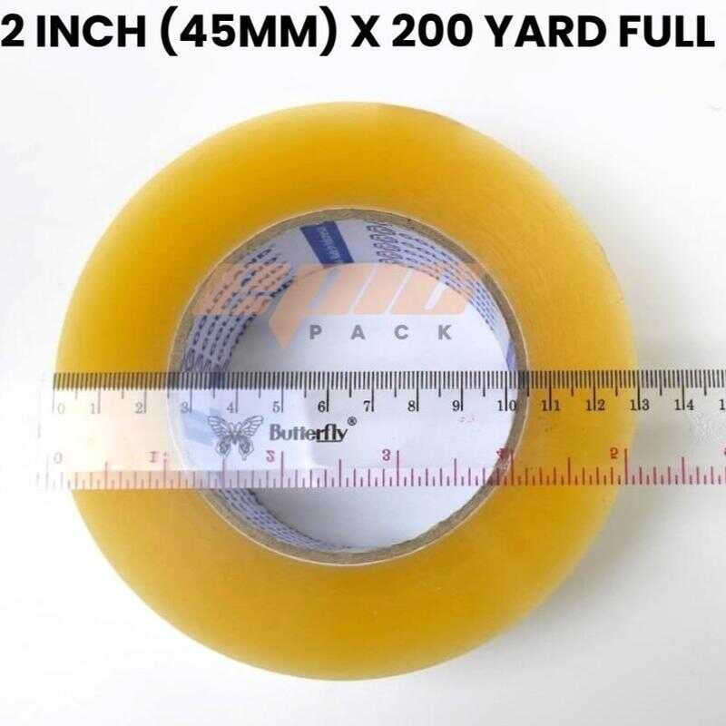 

Jumbo Yard FULL Goldland / Lakban Bening Dan Coklat (Dijamin 45mm x 200 yard FULL)