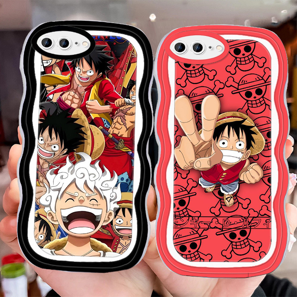 D-101 Monkey D Luffy Transparan Casing untuk iPhone 6s 8 7 6 Plus Case