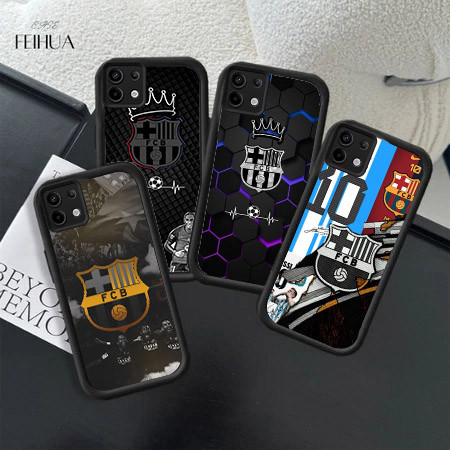 FC Barcelona Hp Clear Plating Casing untuk Xiaomi Redmi Note POCO 9T X7Pro M3 9C 11S 10T 10 M5S NFC 