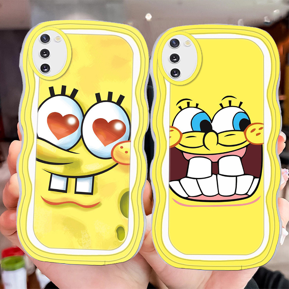 D-42 Spongebob Transparan Casing untuk VIVO Y19 Y04S Y400 Y04 Y19E Y19S GT Pro 5G Case