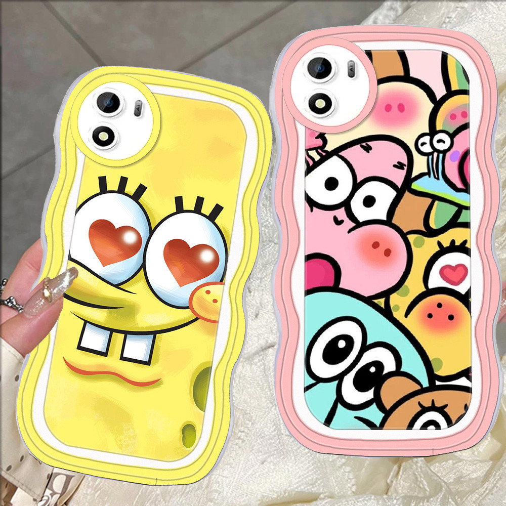 D-42 Spongebob Transparan Casing untuk VIVO Y15a Y01 Y15s Y01a Case