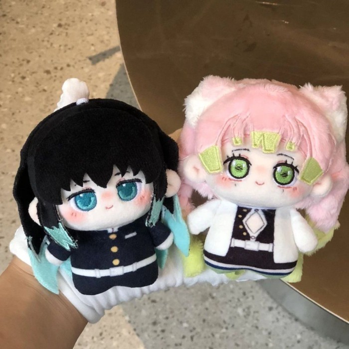 Boneka Katun Kanroji Atribut Demon Slayer Boneka 10Cm Boneka Tomioka Giyuu Boneka Lucu Perifer untuk