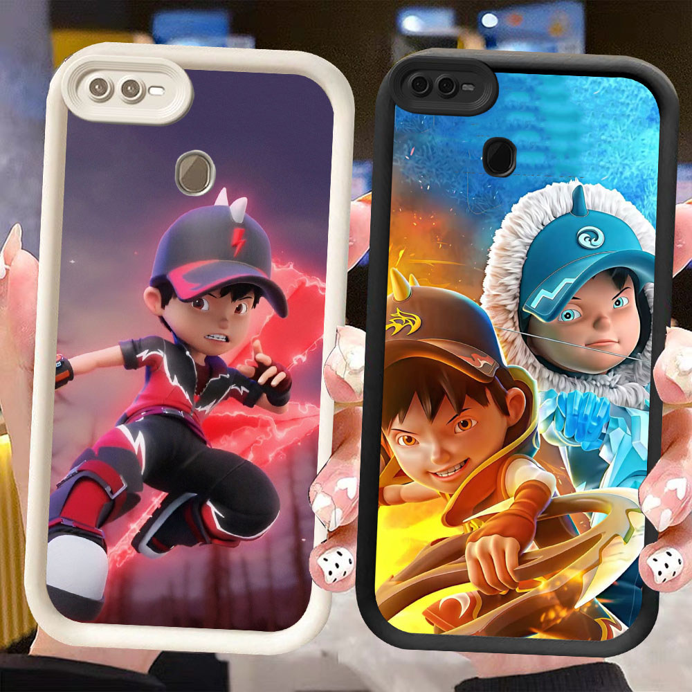 BM-5 Boboiboy Fusion Murah Casing HP TPU Anti Gores OPPO A7 A5S A12 A12s F7 F9 F25 Pro