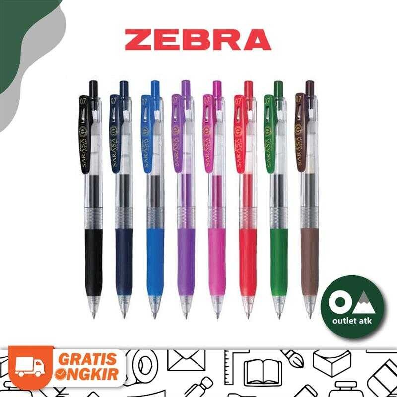 

Zebra Sarasa Clip Gel Pen 0.7 - Pulpen Jepang Asli Original