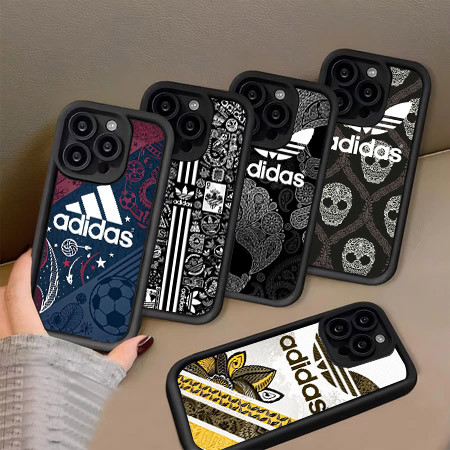 adidas Shockproof Hp Clear Plating Casing untuk OPPO Reno Find Narzo 20A A31 A91 N53 A74 4 X3 5i 6 6