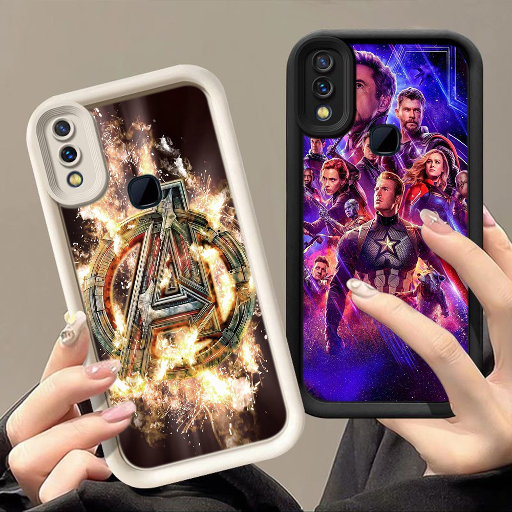 Casing Hp Vivo V9 V15 V20 Pro V21 V21E Mata Malaikat Softcase pelindung silikon Ponsel Kasing TT190 