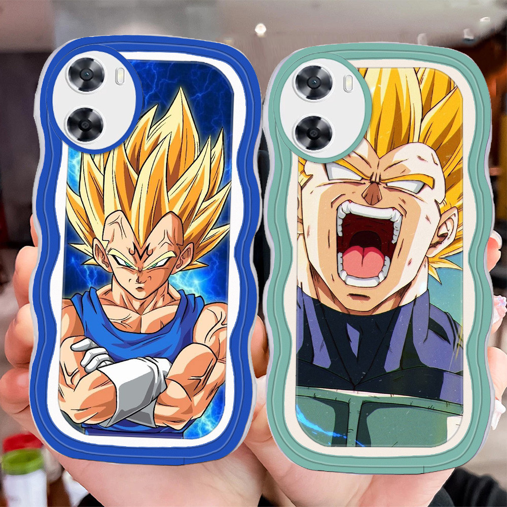D-19 Vegeta Dragon Ball Transparan Casing untuk OPPO A57e A57s A77s A76 A77 A36 A57 5G Case