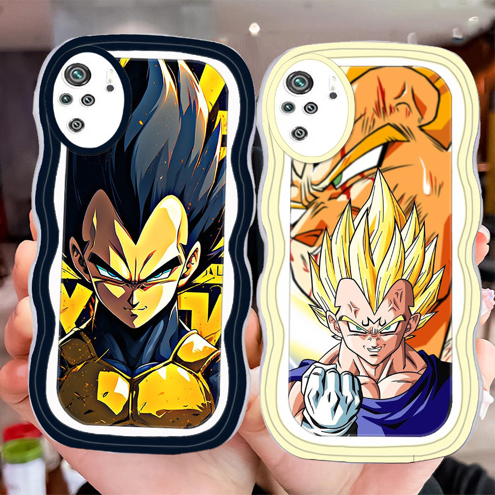 D-19 Vegeta Dragon Ball Transparan Casing untuk Xiaomi Redmi Note 10 10S 10C Pro Max 5G Case