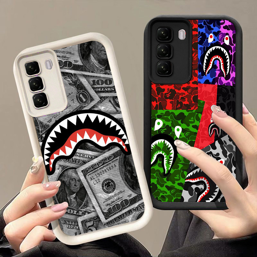 Casing untuk Infinix HOT Note 60 60i 50X 50i 50 50S Pro Plus 5G Q-85 Bape