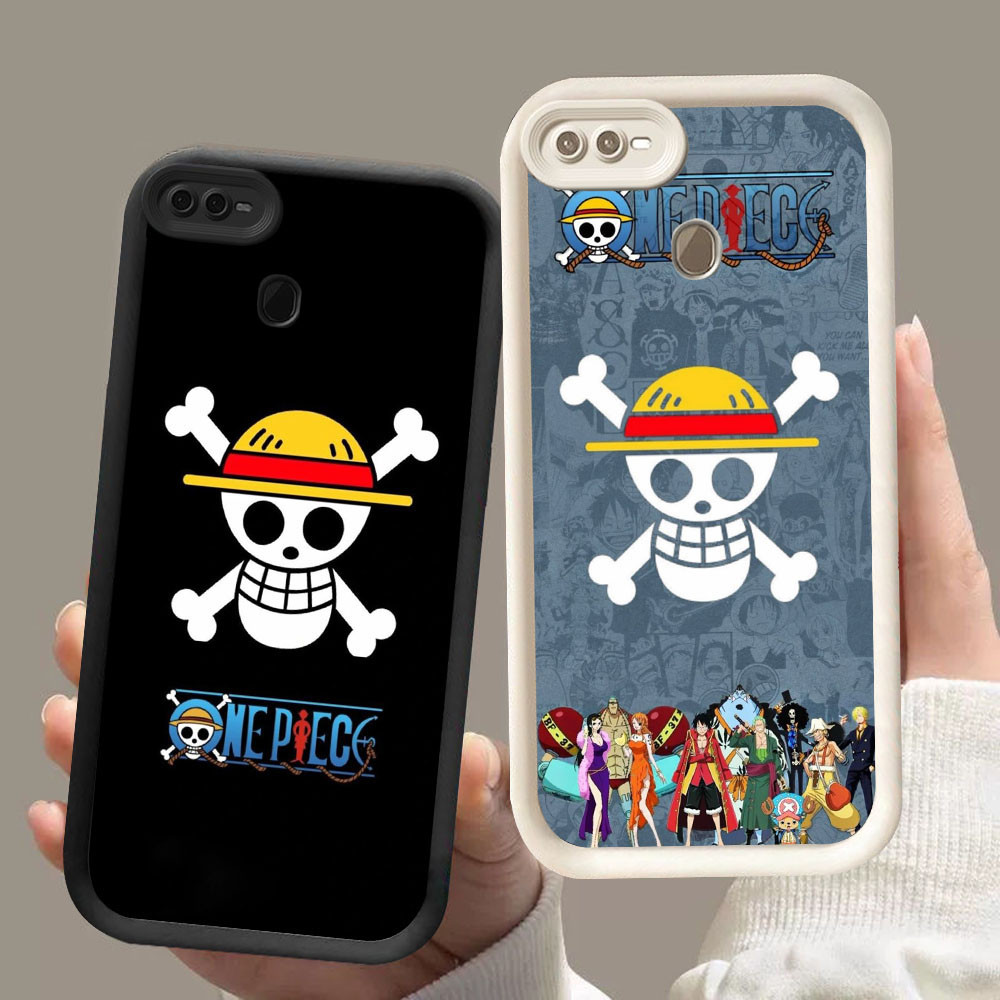 DR-22 Monkey D Luffy Soft Casing untuk OPPO A7 F7 A12s A12 F9 A5S Realme 2 Pro
