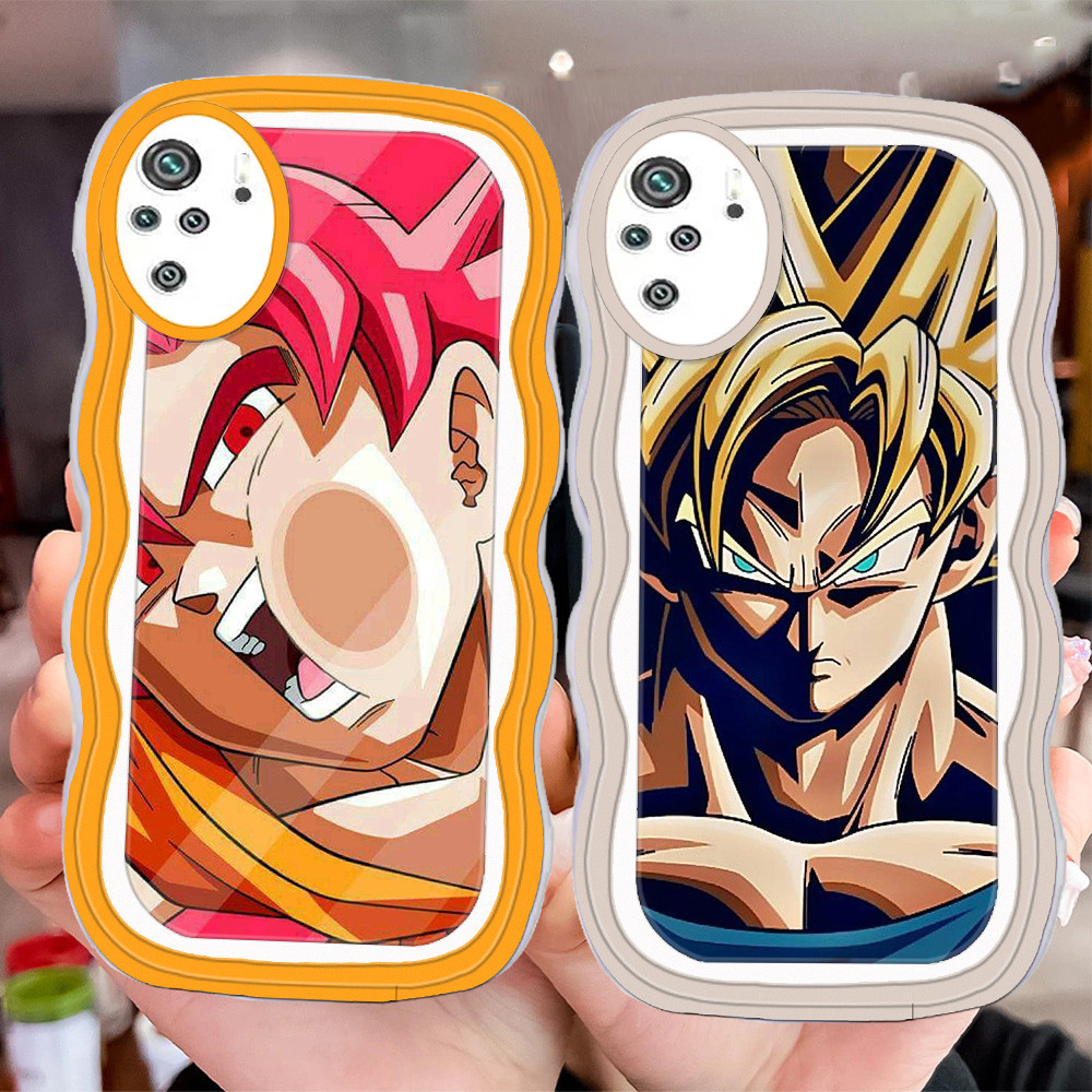 D-48 Dragon Ball Transparan Casing untuk Xiaomi Redmi Note 10 10S 10C Pro Max 5G Case