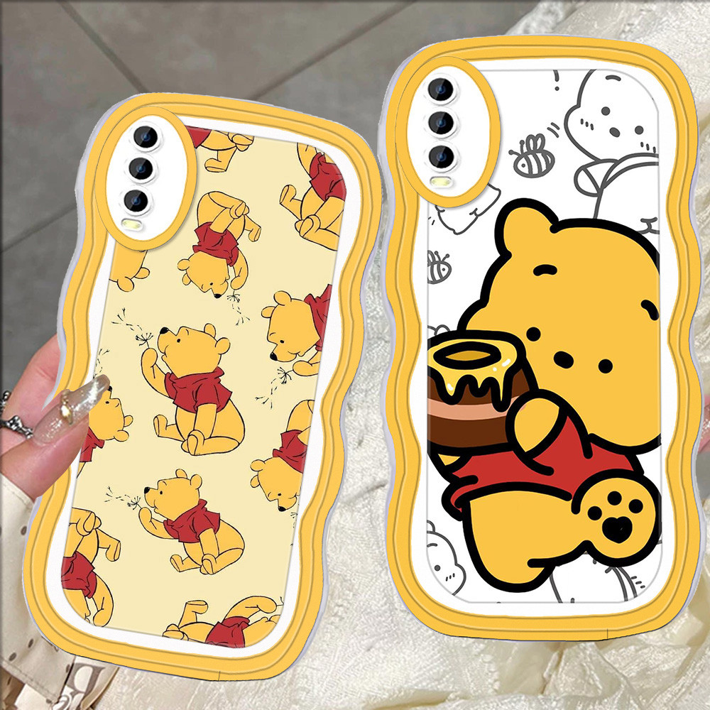 D-39 winnie the pooh Transparan Casing untuk VIVO Y20s Y12s Y11s Y20i Y20 Y20g S1 Pro Y12a Case