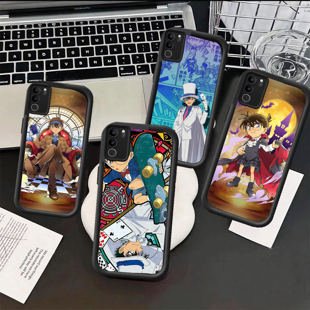 RK33 Detective Conan Hp Plating Casing untuk Samsung A20 A56 A11 A10 S20 A21S A51 M02S A36 FE A03S A