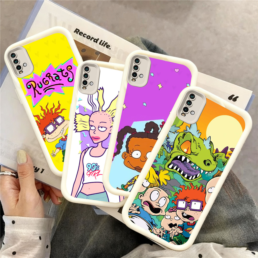 SKM20 cartoon Rugrats amine lovely Casing untuk Xiaomi Redmi Note 13 10s 11 12 10 Pro 5G kasus silik