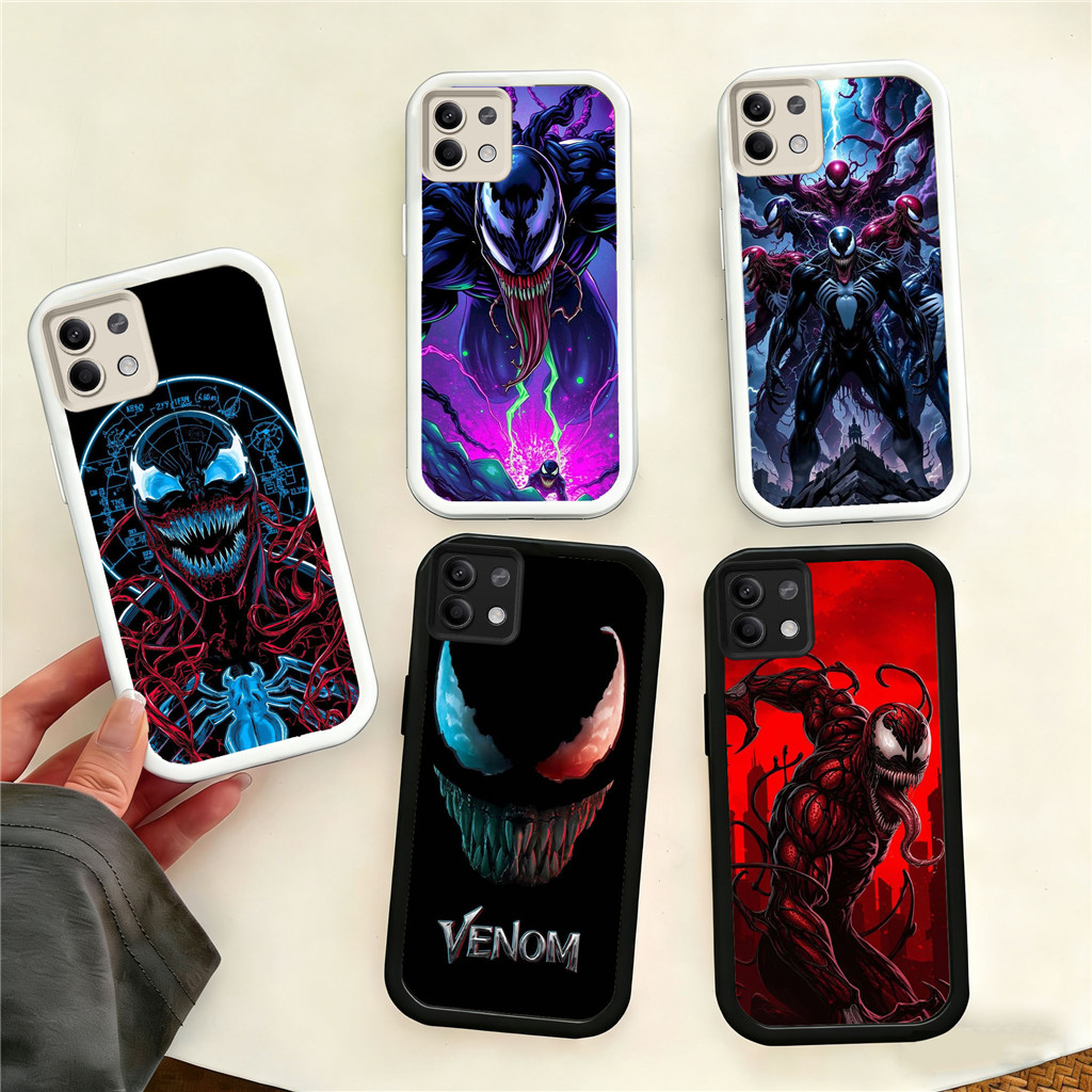 HI60 Venom Hp Plating Casing untuk Xiaomi Redmi Poco Note 3 X6 M6 M3 NEO 10 Turbo 12 11T M2 11S Pro 