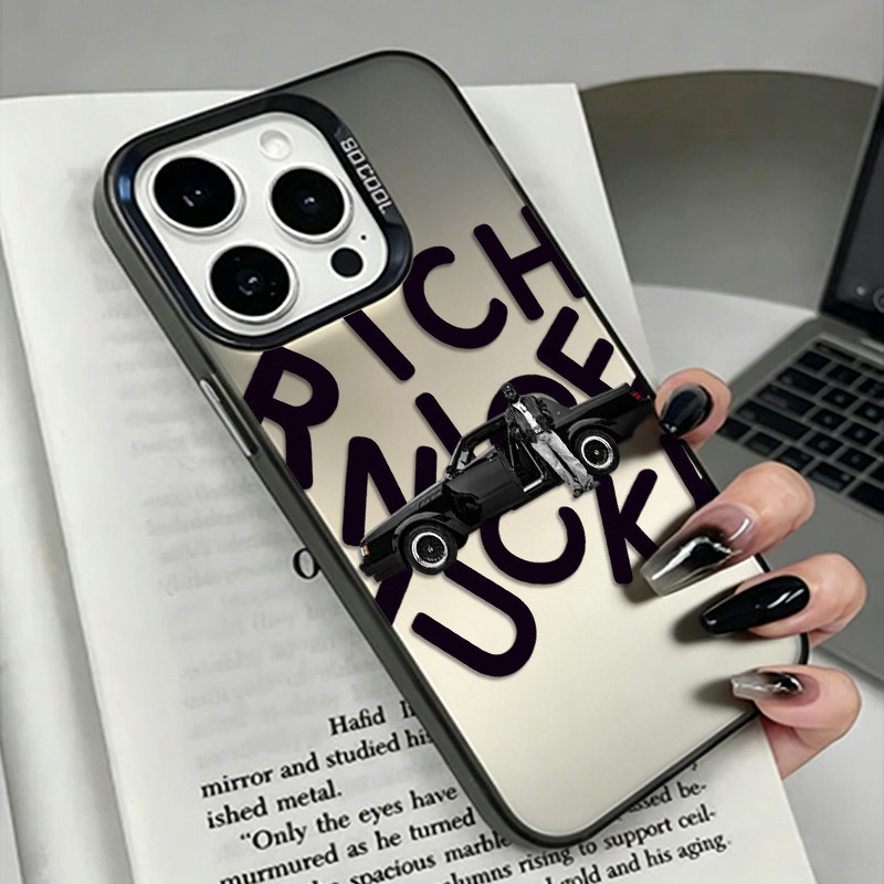 Casing Redmi so cool Wanita berdiri di mobil untuk Note11 Pro 12 POCO M4 X3 PX5 A3 13C X6 Note 13 MI