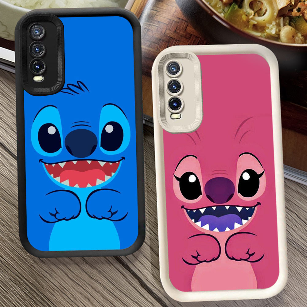 Casing Ponsel Anti Jatuh untuk VIVO Y20 Y12s Y20s Y11s Y66 Y20i S1 Pro AD33 Stitch