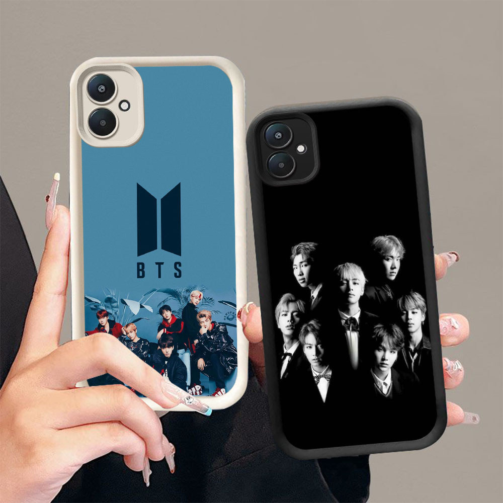 Soft-4 BTS Casing Hp Untuk Xiaomi Redmi Poco C71 13T A1 K60 14T C65 A2 13C 14 Ultra Pro 5G