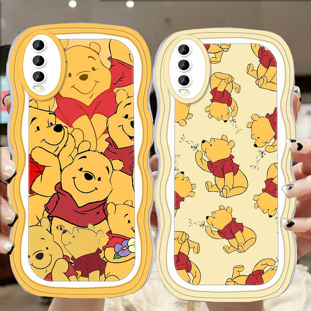 A-23 winnie the pooh TPU Casing untuk VIVO S1 Pro Y20i Y11s Y20g Y20s Y12s Y12a Y20 Transparan Case