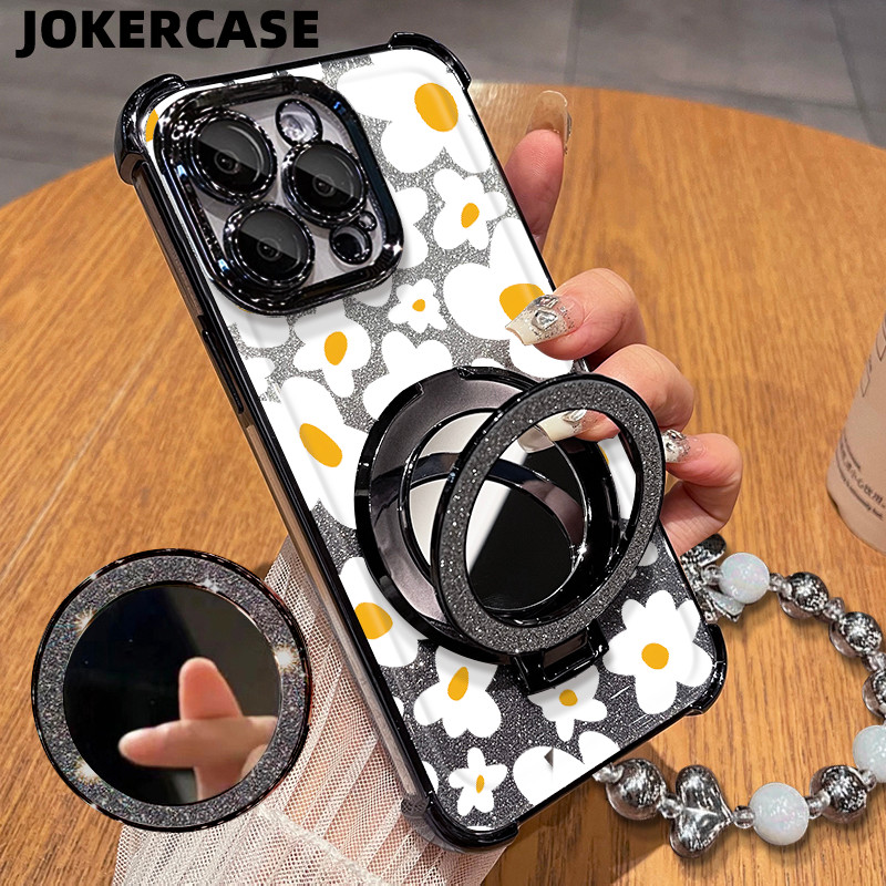 Glitter Card Case HP INFINIX HOT 40I HOT 10 PLAY HOT 11 PLAY HOT 30I Cermin Bracket Stand INFINIX Ca