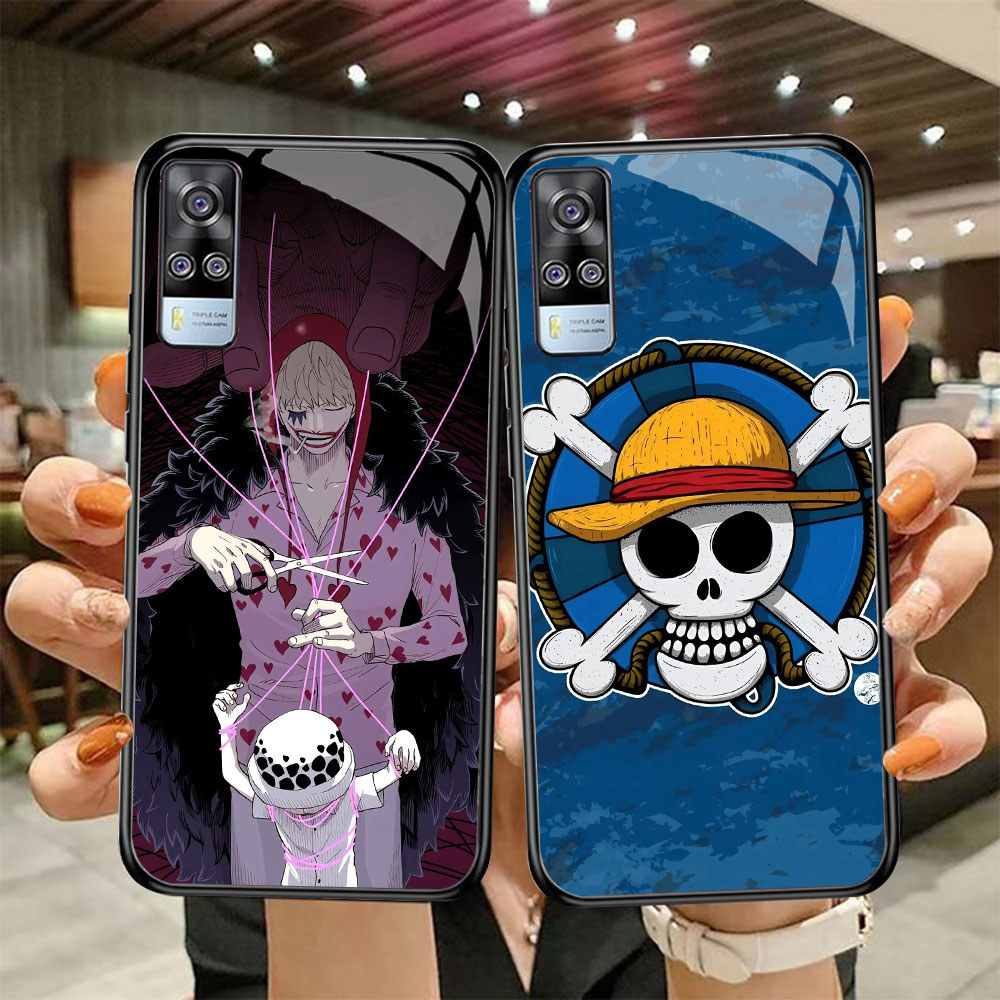 DR-79 One Piece Cool HD Glass Casing untuk VIVO Y51 V21E Y31 Y52 V21S V21 V20 Y53S