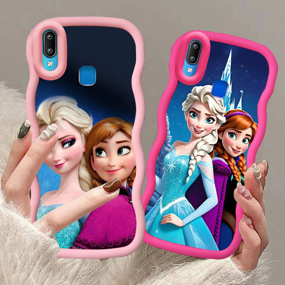 A-5 Frozen Casing untuk VIVO Y95 Y91 Y93 Y91i Y91C hitam merah Pink Case