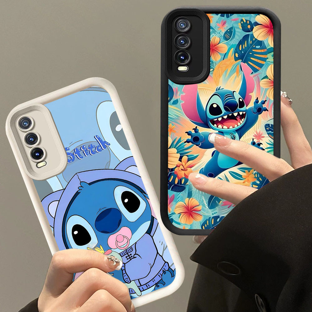 Lembut Casing untuk VIVO S1 Y20 Y66 Y11s Y20s Y12s Y20i Pro Kasus CF56 Stitch
