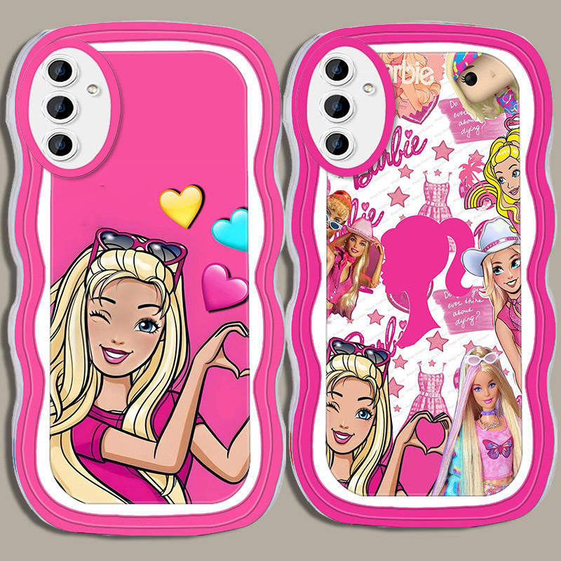 A-45 Barbie Girl TPU Casing untuk Samsung A72 A52S A32 A52 A33 A53 A13 A23 5G Transparan Case