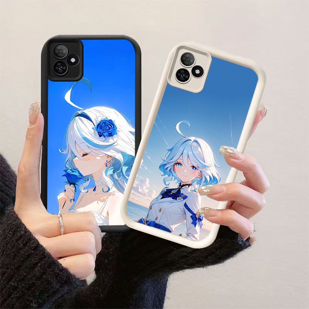 QXL-16 Genshin Impact TOP Casing untuk Realme Narzo Note C63 50 C61 GT C51 C53 SE N61 N53 NEO6 6 60 