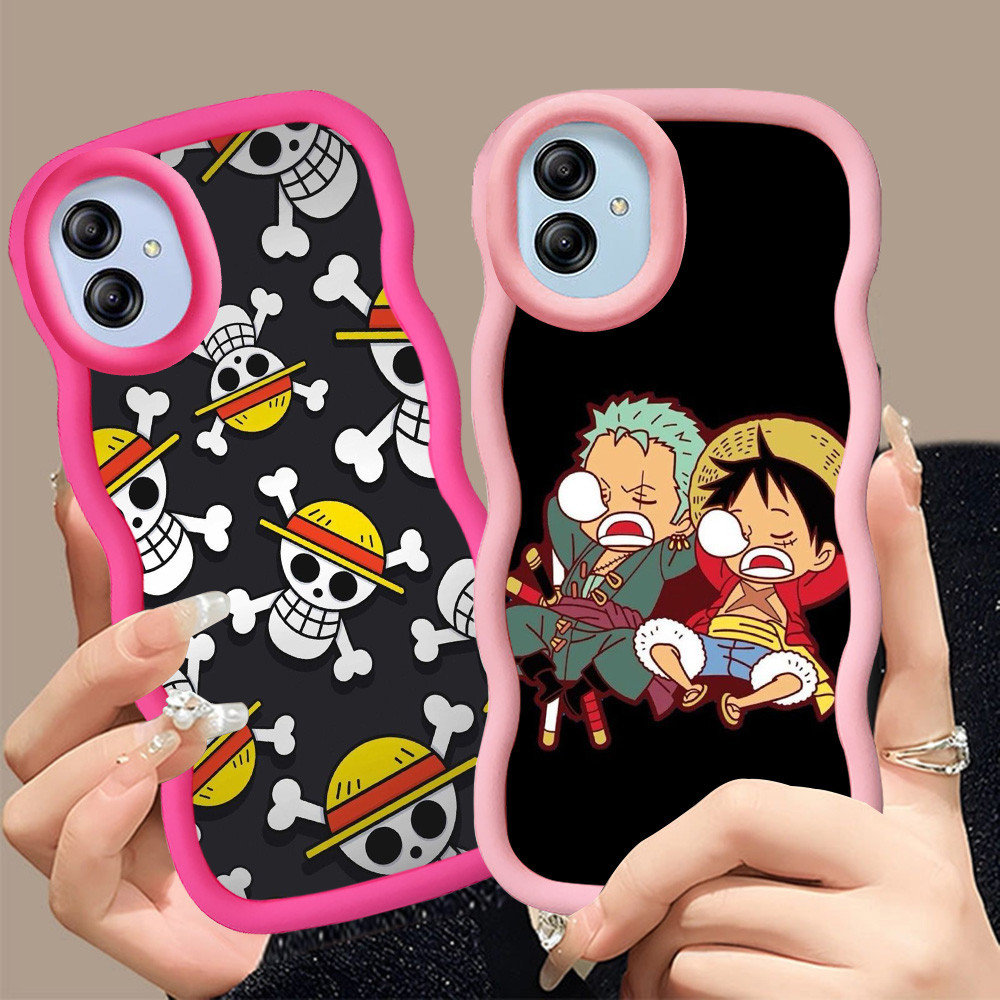 A-23 One Piece Casing untuk Samsung A05 M13 A04 F04 M04 A04E 5G hitam merah Pink Case