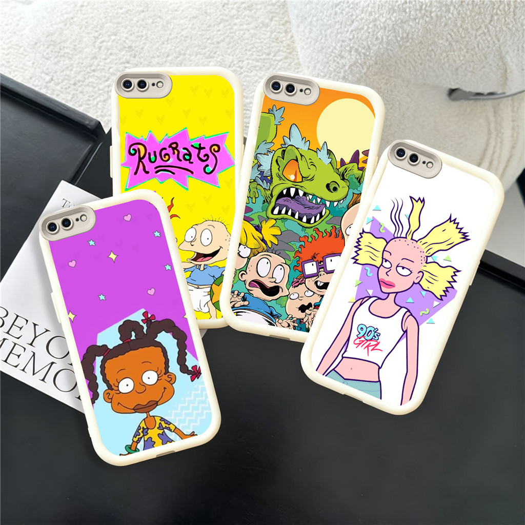 SKM20 cartoon Rugrats amine lovely Casing untuk iPhone 15 12 13 XS 14 Pro Max kasus silikon lunak