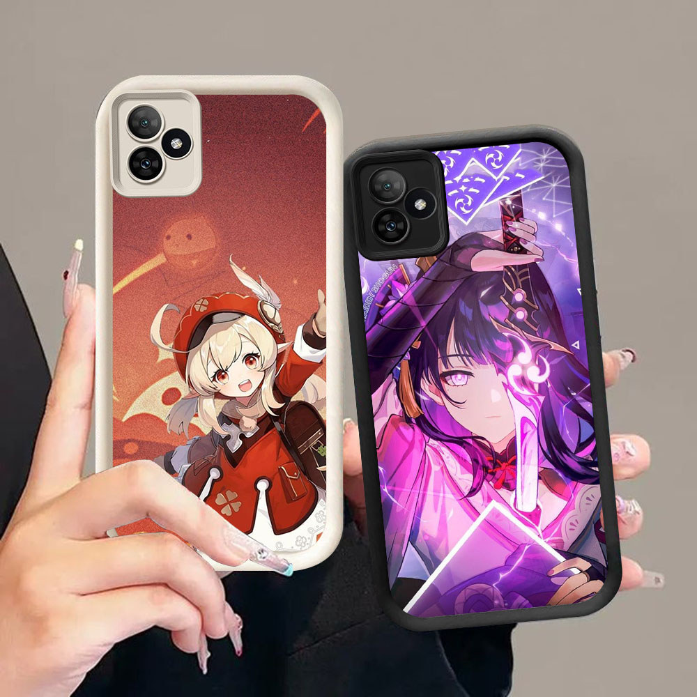 CK-59 Genshin Shockproof Casing untuk Realme C53 C63 C61 C51 GT SE NEO6 6 Note 50 60 Narzo N61 N53