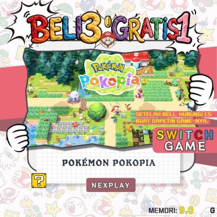 Pokémon Pokopia Pokemon Pokopia  Nintendo Switch  BELI 3 GRATIS 1