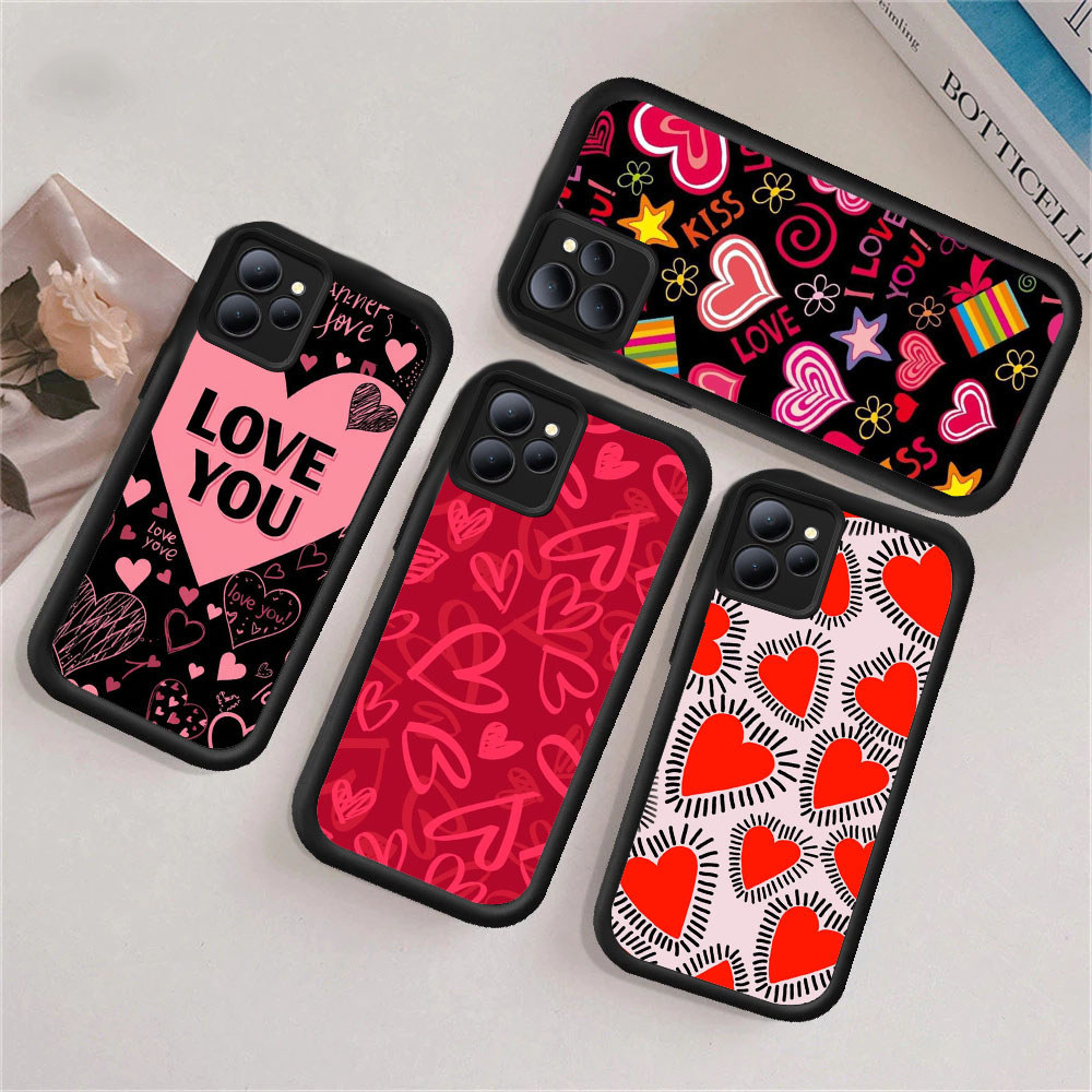 UQ41 heart Casing untuk Hp Plating ITEL Infinix Zero Smart A70 6 Smart6 8 Smart5 P55 7 Note40ProPlus