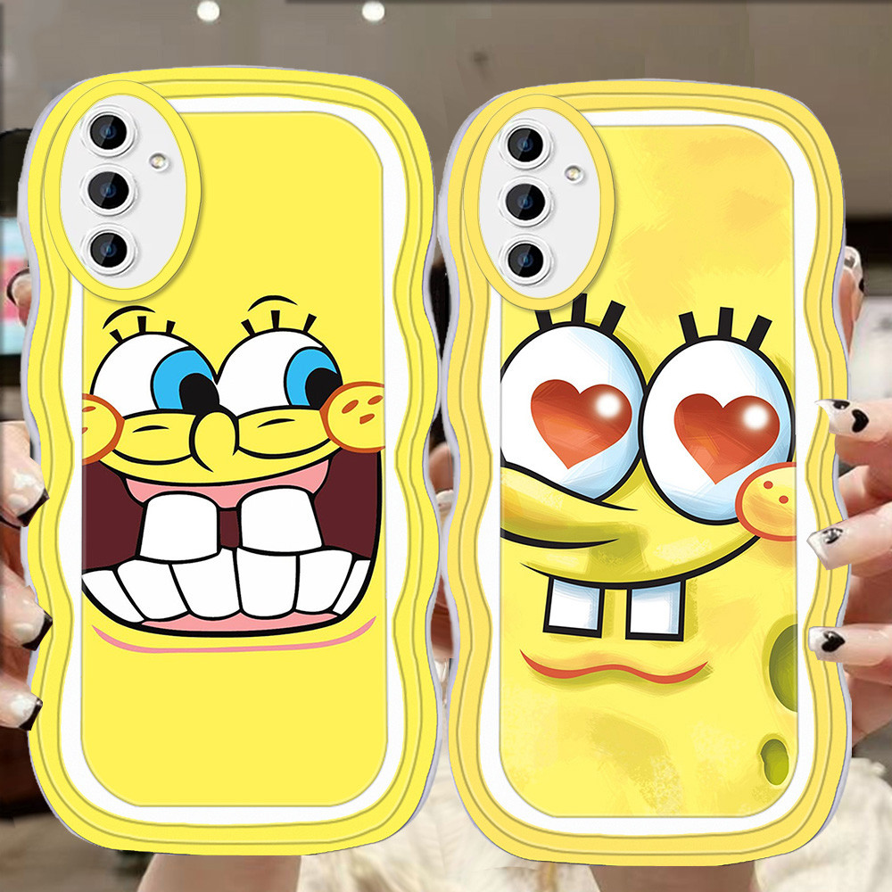 A-100 Spongebob TPU Casing untuk Samsung A72 A52S A32 A52 A33 A53 A13 A23 5G Transparan Case