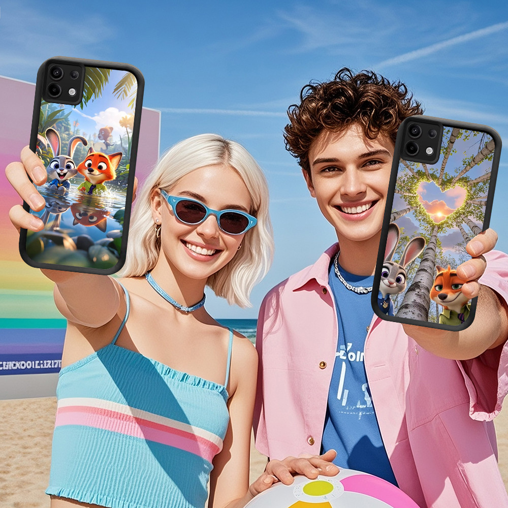 DE-36 Zootopia Casing Handphone Untuk Infinix Smart Smart6 9 Ram3 10Plus Smart5 Ram2 7 8 10 6 Plus