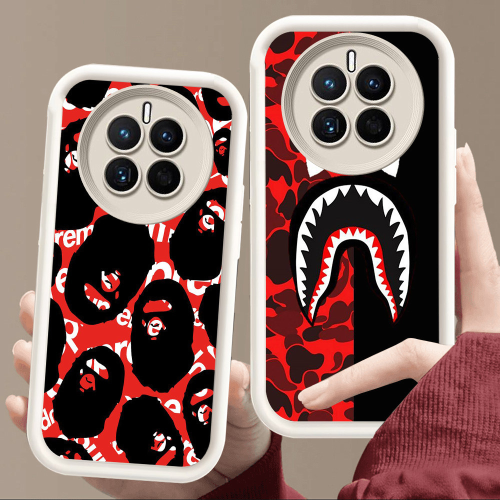 Casing untuk Realme Narzo 13 12 70 12X N65 Plus Pro Lite 5G Putih lembut E101 ape