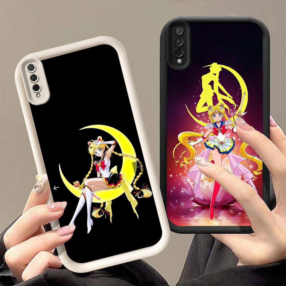 HP-22 Sailor Moon Soft Case for Samsung A50 A02 A30s A03 A7 M02 A50s Core 2018