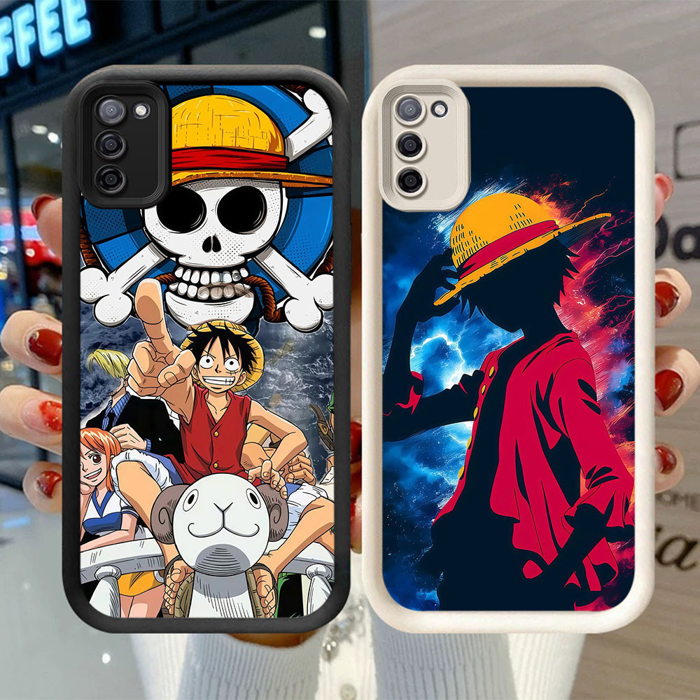DR-75 Monkey Luffy Shockproof Casing untuk Samsung A03S A31 M21 A71 M02S A51 F02S M30S A02S S20 FE