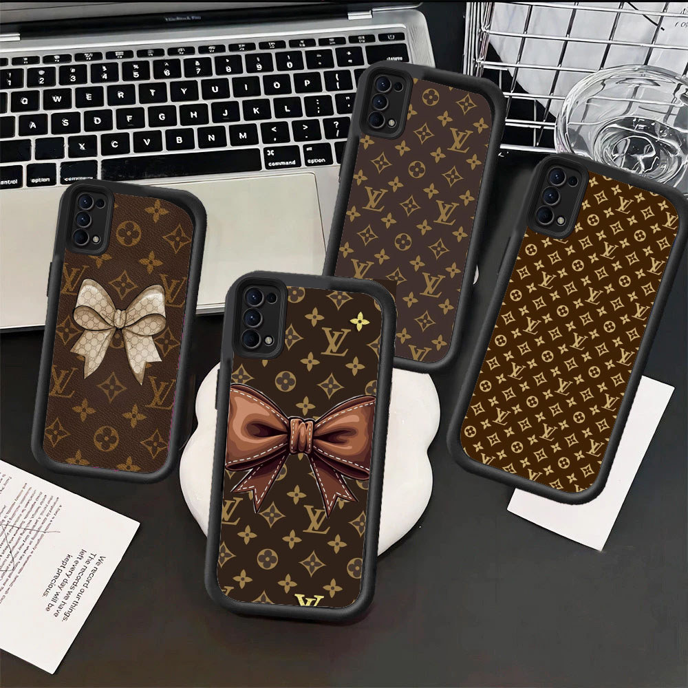UQ54 LV Sangat indah Casing untuk Hp Plating OPPO A17 A35 A16E A16K A36 A16s A33 A17K A38 A18 A31 A1