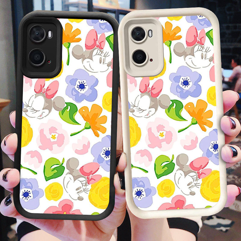 Casing untuk OPPO A36 A76 A77s A57 A57s A96 A57e A77 L46 Minnie Mouse