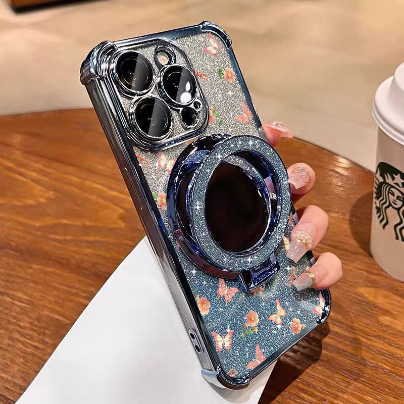 Case Samsung A04e A52 A16 A30 Cermin Bracket Stand Case Samsung A03s A06 A12 A13 A14 A20 Case Samsun