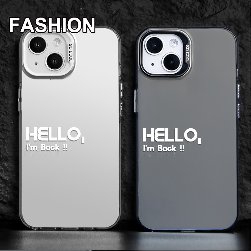 Case Iphone 11 14 Xr 12 15 13 11 Pro Hard Case Iphone For Iphone SE 2020 8 7 Bahan Akrilik Mengkilap